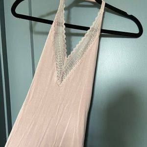 American Eagle | pink halter bodysuit